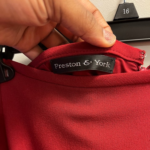 Burgundy Kick Pleat Skirt - Picture 2 of 4